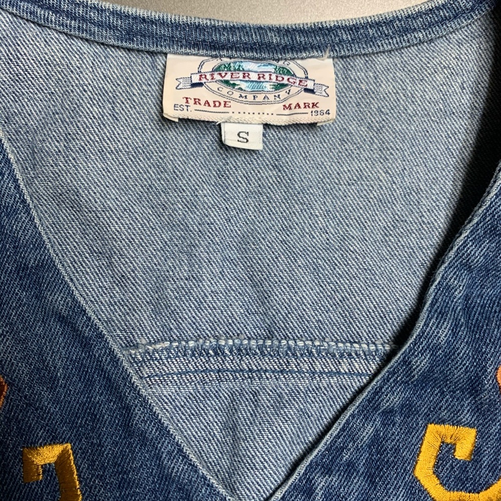 Denim Embroidered Jacket - Picture 3 of 3